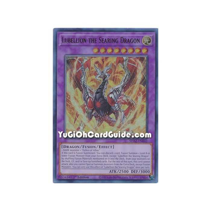 Lubellion the Searing Dragon (Ultra Rare) – Albaz Strike Structure Deck | Carta YUGIOH en México