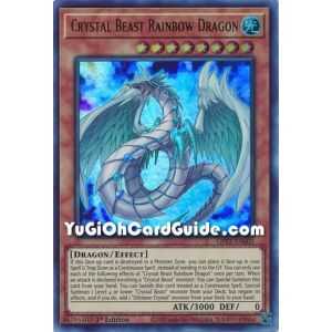 Crystal Beast Rainbow Dragon&nbsp;(Ultra Rare) – Ghosts From the Past The 2nd Haunting | Carta YUGIOH en México