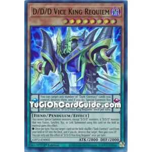 D/D/D Vice King Requiem&nbsp;(Ultra Rare) – Ghosts From the Past The 2nd Haunting | Carta YUGIOH en México