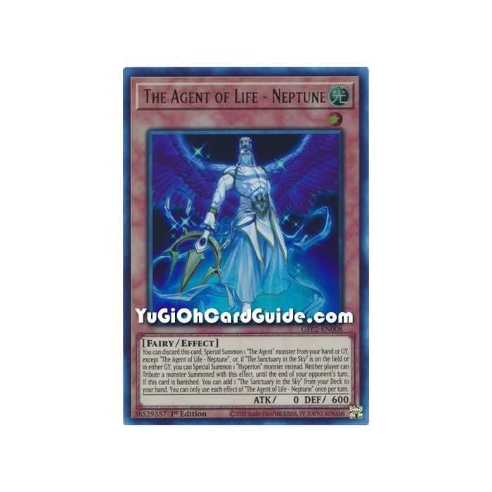 The Agent of Life - Neptune&nbsp;(Ultra Rare) – Ghosts From the Past The 2nd Haunting | Carta YUGIOH en México