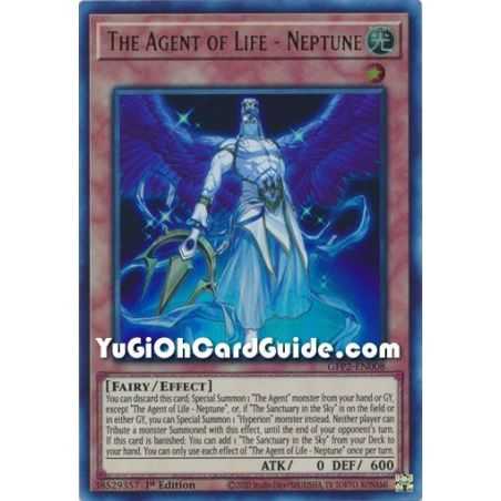 The Agent of Life - Neptune&nbsp;(Ultra Rare) – Ghosts From the Past The 2nd Haunting | Carta YUGIOH en México