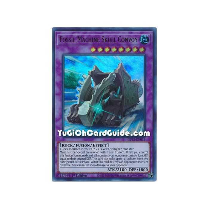 Fossil Machine Skull Convoy&nbsp;(Ultra Rare) – Ghosts From the Past The 2nd Haunting | Carta YUGIOH en México