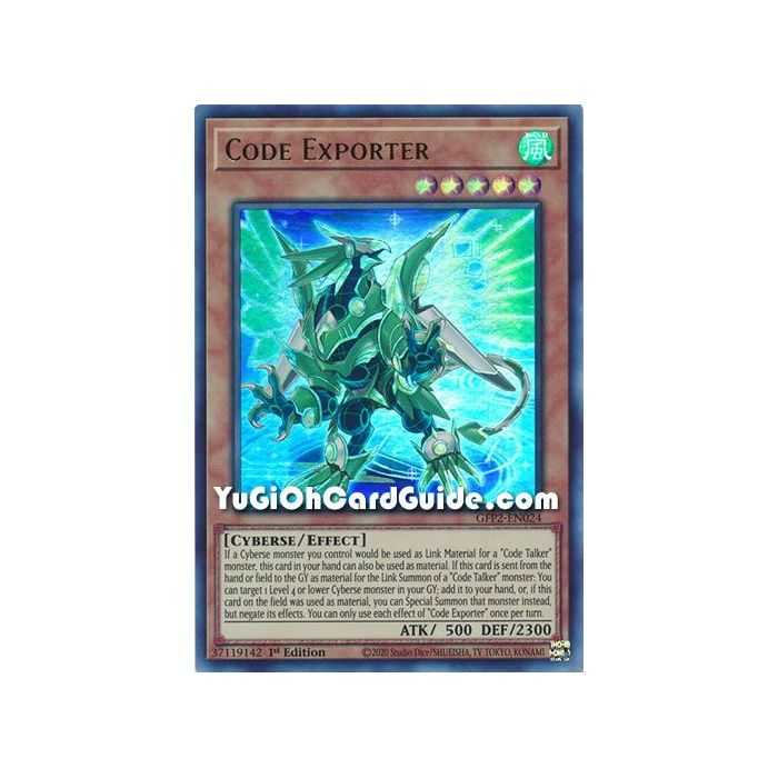 Code Exporter&nbsp;(Ultra Rare) – Ghosts From the Past The 2nd Haunting | Carta YUGIOH en México