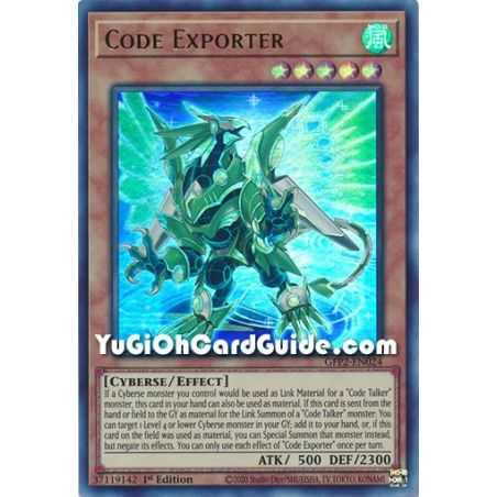 Code Exporter&nbsp;(Ultra Rare) – Ghosts From the Past The 2nd Haunting | Carta YUGIOH en México