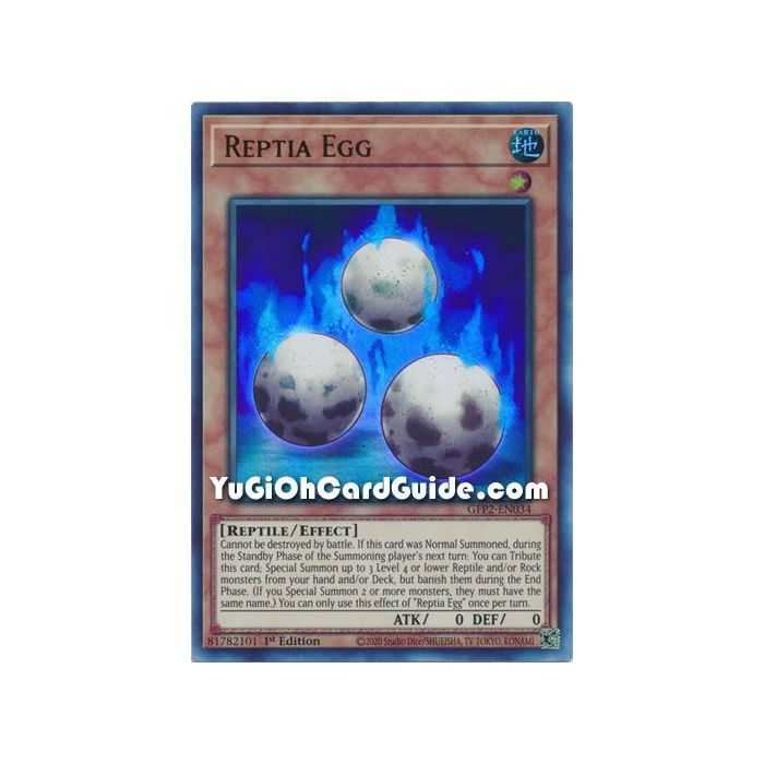 Reptia Egg (Ultra Rare) – Ghosts From the Past The 2nd Haunting | Carta YUGIOH en México