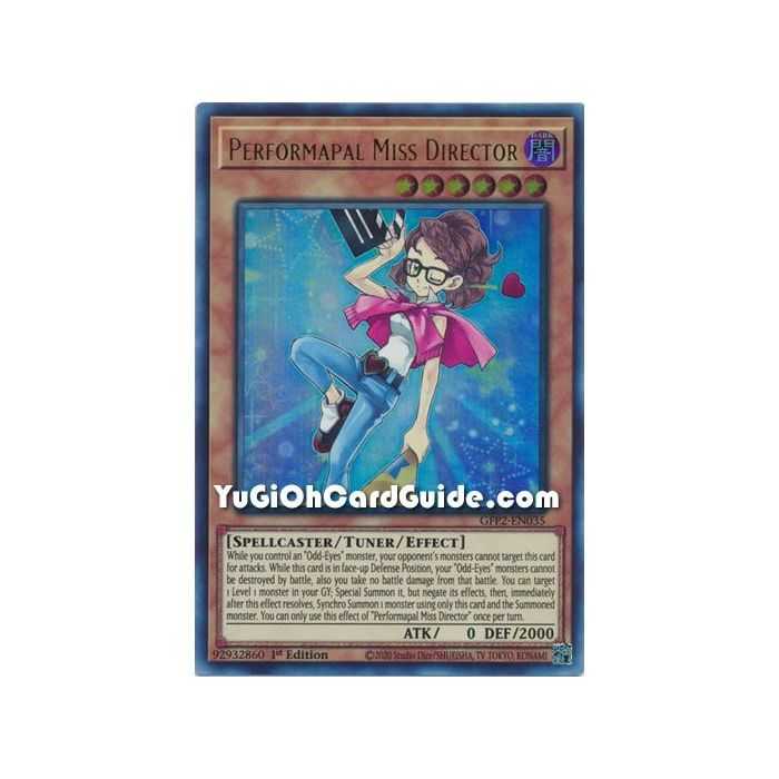 Performapal Miss Director (Ultra Rare) – Ghosts From the Past The 2nd Haunting | Carta YUGIOH en México