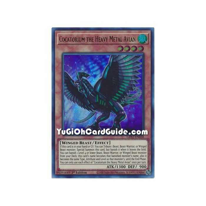 Cocatorium the Heavy Metal Avian&nbsp;(Ultra Rare) – Ghosts From the Past The 2nd Haunting | Carta YUGIOH en México