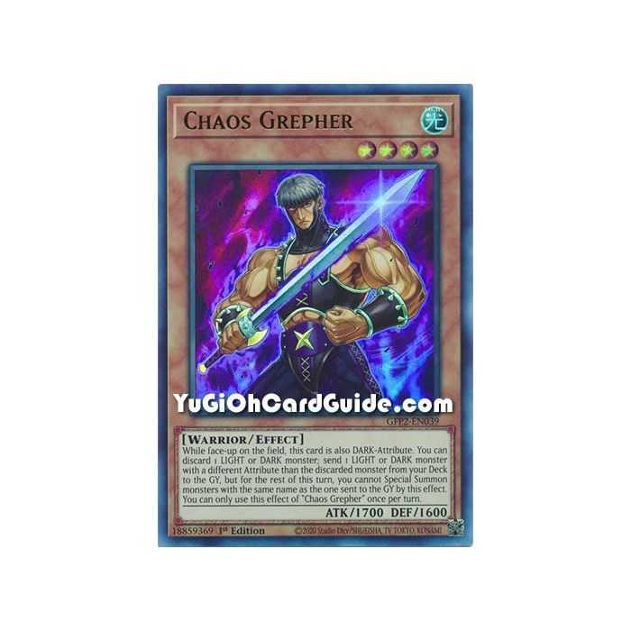 Chaos Grepher&nbsp;(Ultra Rare) – Ghosts From the Past The 2nd Haunting | Carta YUGIOH en México
