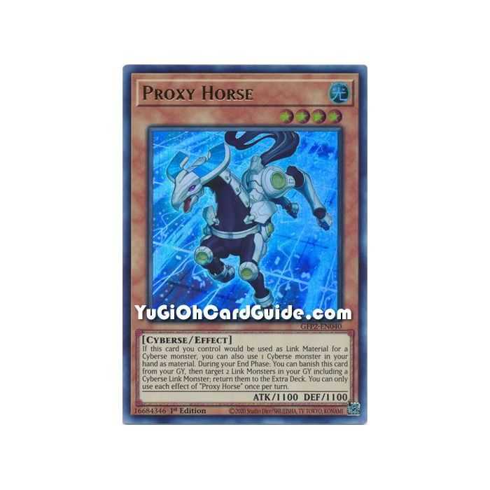 Proxy Horse&nbsp;(Ultra Rare) – Ghosts From the Past The 2nd Haunting | Carta YUGIOH en México