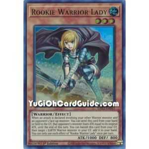 Rookie Warrior Lady&nbsp;(Ultra Rare) – Ghosts From the Past The 2nd Haunting | Carta YUGIOH en México