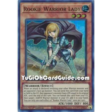 Rookie Warrior Lady&nbsp;(Ultra Rare) – Ghosts From the Past The 2nd Haunting | Carta YUGIOH en México