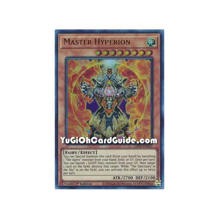 Master Hyperion (Ultra Rare) – Ghosts From the Past The 2nd Haunting | Carta YUGIOH en México