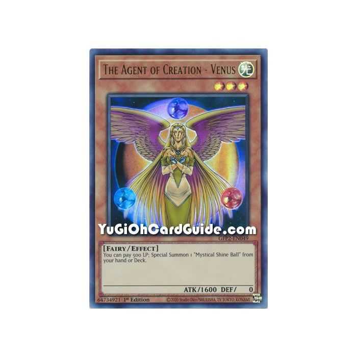 The Agent of Creation - Venus (Ultra Rare) – Ghosts From the Past The 2nd Haunting | Carta YUGIOH en México