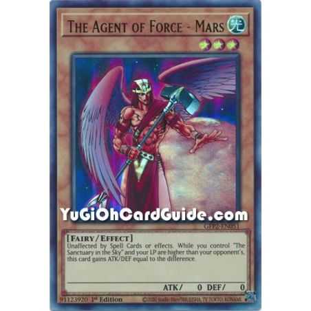 The Agent of Force - Mars&nbsp; (Ultra Rare) – Ghosts From the Past The 2nd Haunting | Carta YUGIOH en México