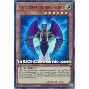 The Agent of Judgment - Saturn&nbsp; (Ultra Rare) – Ghosts From the Past The 2nd Haunting | Carta YUGIOH en México