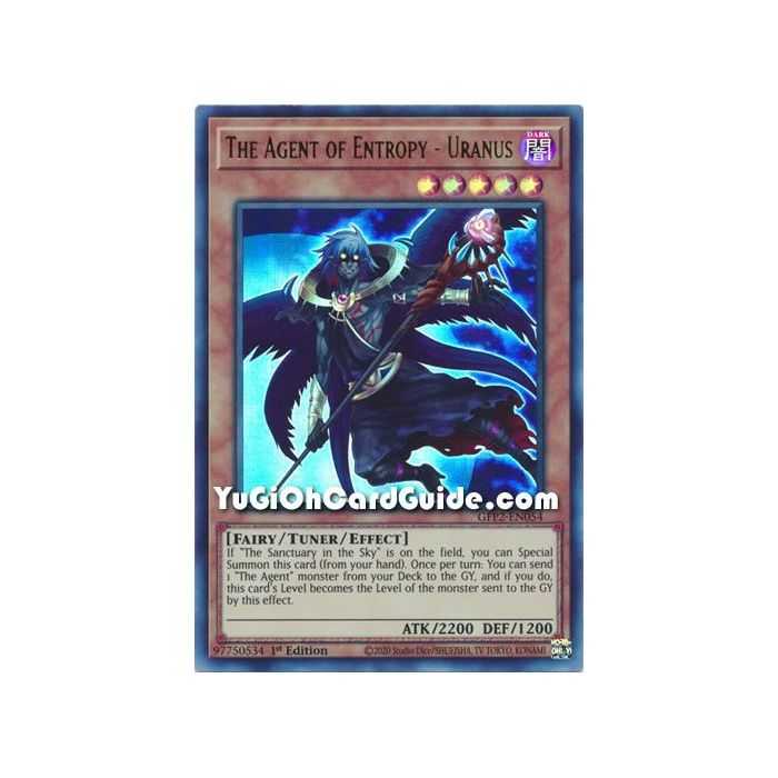 The Agent of Entropy - Uranus&nbsp; (Ultra Rare) – Ghosts From the Past The 2nd Haunting | Carta YUGIOH en México