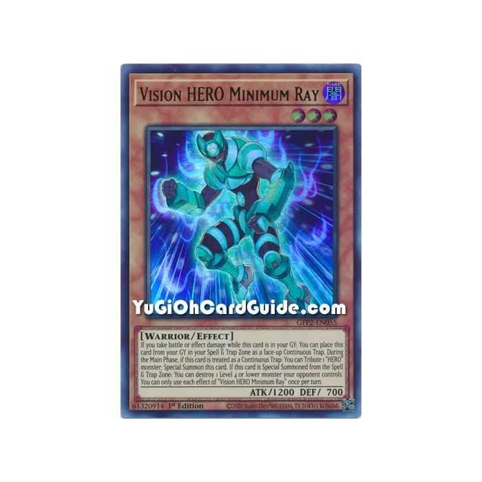 Vision HERO Minimum Ray (Ultra Rare) – Ghosts From the Past The 2nd Haunting | Carta YUGIOH en México