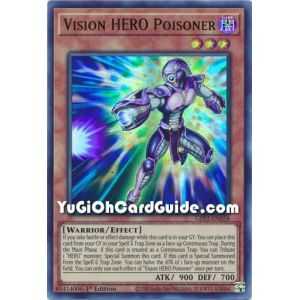 Vision HERO Poisoner&nbsp; (Ultra Rare) – Ghosts From the Past The 2nd Haunting | Carta YUGIOH en México