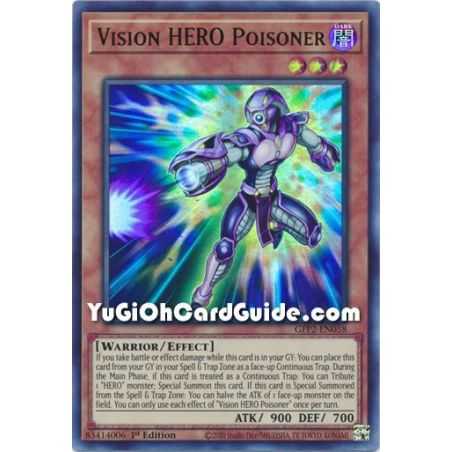 Vision HERO Poisoner&nbsp; (Ultra Rare) – Ghosts From the Past The 2nd Haunting | Carta YUGIOH en México