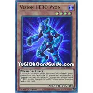 Vision HERO Vyon (Ultra Rare) – Ghosts From the Past The 2nd Haunting | Carta YUGIOH en México