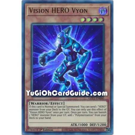 Vision HERO Vyon (Ultra Rare) – Ghosts From the Past The 2nd Haunting | Carta YUGIOH en México