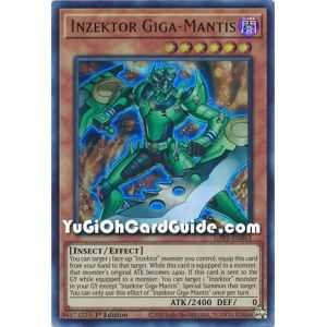 Inzektor Giga-Mantis (Ultra Rare) – Ghosts From the Past The 2nd Haunting | Carta YUGIOH en México