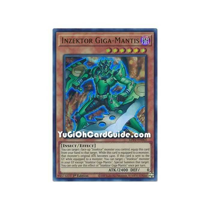Inzektor Giga-Mantis (Ultra Rare) – Ghosts From the Past The 2nd Haunting | Carta YUGIOH en México
