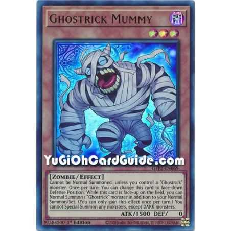 Ghostrick Mummy (Ultra Rare) – Ghosts From the Past The 2nd Haunting | Carta YUGIOH en México