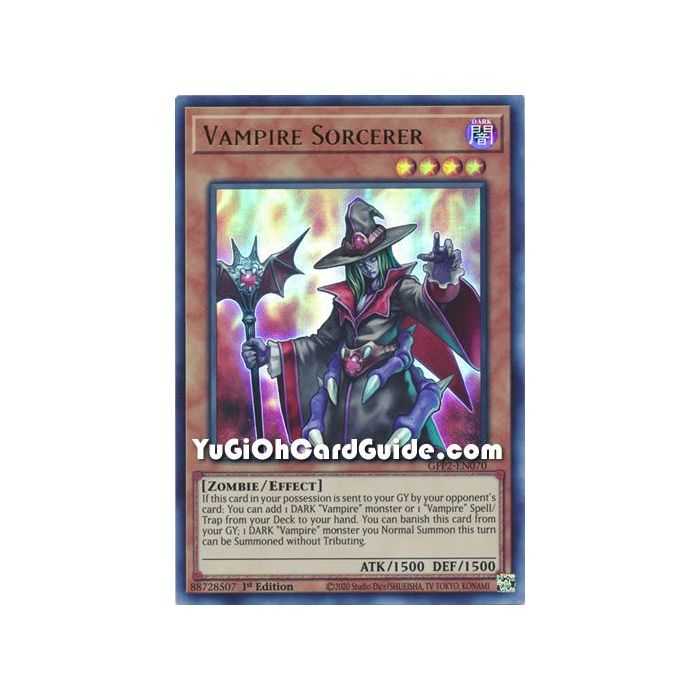 Vampire Sorcerer (Ultra Rare) – Ghosts From the Past The 2nd Haunting | Carta YUGIOH en México