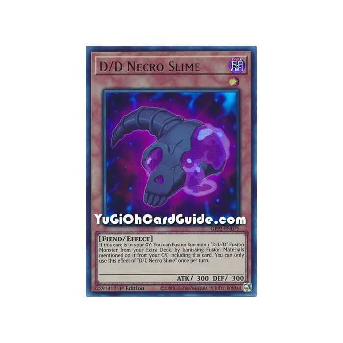 D/D Necro Slime&nbsp;(Ultra Rare) – Ghosts From the Past The 2nd Haunting | Carta YUGIOH en México