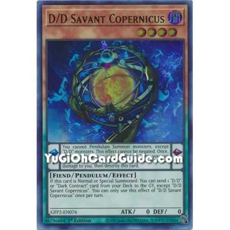 D/D Savant Copernicus&nbsp;(Ultra Rare) – Ghosts From the Past The 2nd Haunting | Carta YUGIOH en México