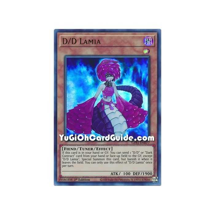 D/D Lamia (Ultra Rare) – Ghosts From the Past The 2nd Haunting | Carta YUGIOH en México