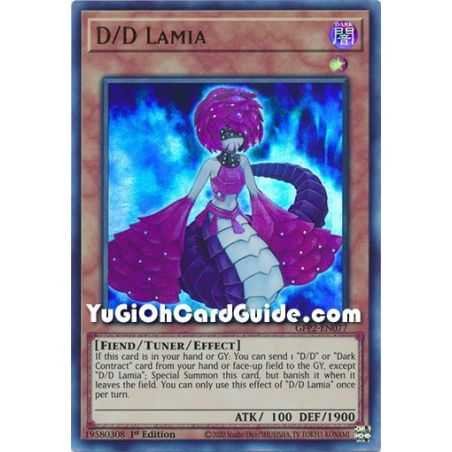 D/D Lamia (Ultra Rare) – Ghosts From the Past The 2nd Haunting | Carta YUGIOH en México