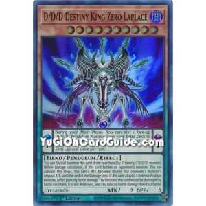 D/D/D Destiny King Zero Laplace&nbsp;(Ultra Rare) – Ghosts From the Past The 2nd Haunting | Carta YUGIOH en México