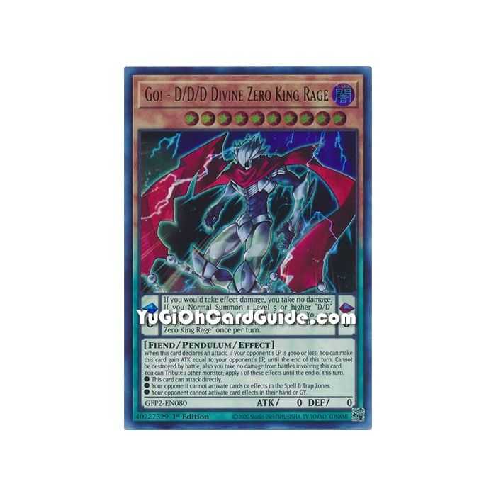 Go! - D/D/D Divine Zero King Rage&nbsp;(Ultra Rare) – Ghosts From the Past The 2nd Haunting | Carta YUGIOH en México