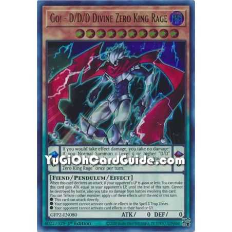 Go! - D/D/D Divine Zero King Rage&nbsp;(Ultra Rare) – Ghosts From the Past The 2nd Haunting | Carta YUGIOH en México