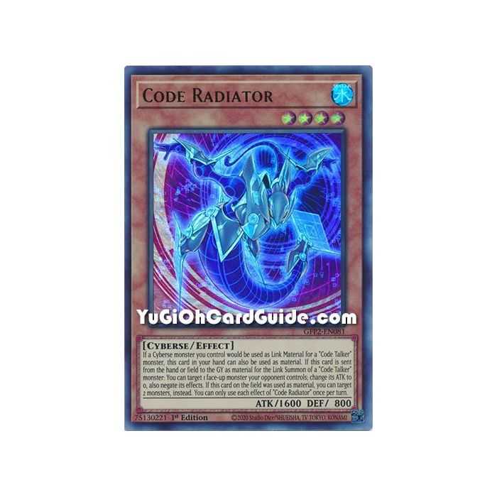 Code Radiator&nbsp;(Ultra Rare) – Ghosts From the Past The 2nd Haunting | Carta YUGIOH en México