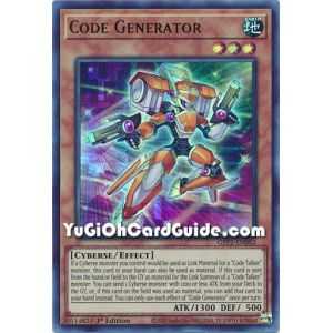 Code Generator&nbsp;(Ultra Rare) – Ghosts From the Past The 2nd Haunting | Carta YUGIOH en México