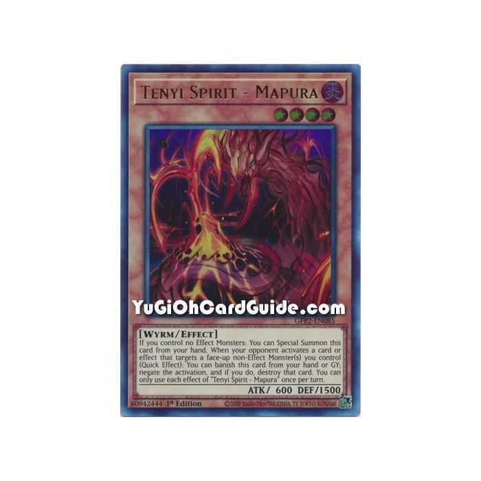 Tenyi Spirit - Mapura (Ultra Rare) – Ghosts From the Past The 2nd Haunting | Carta YUGIOH en México