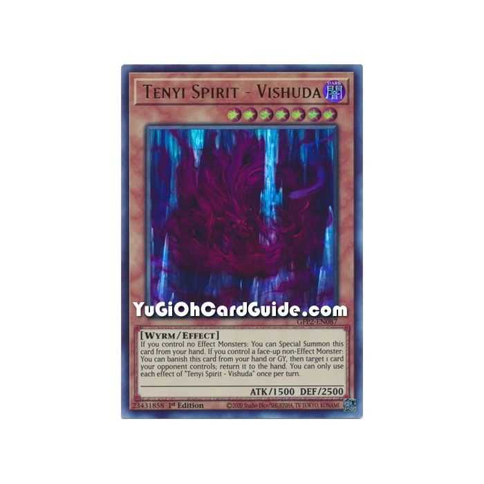 Tenyi Spirit - Vishuda&nbsp;(Ultra Rare) – Ghosts From the Past The 2nd Haunting | Carta YUGIOH en México