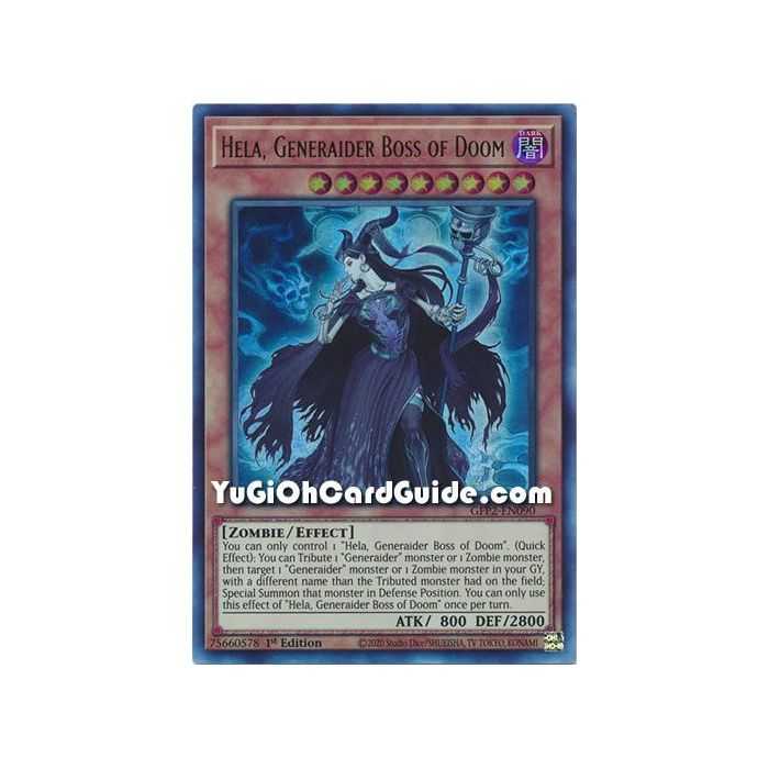Hela, Generaider Boss of Doom (Ultra Rare) – Ghosts From the Past The 2nd Haunting | Carta YUGIOH en México
