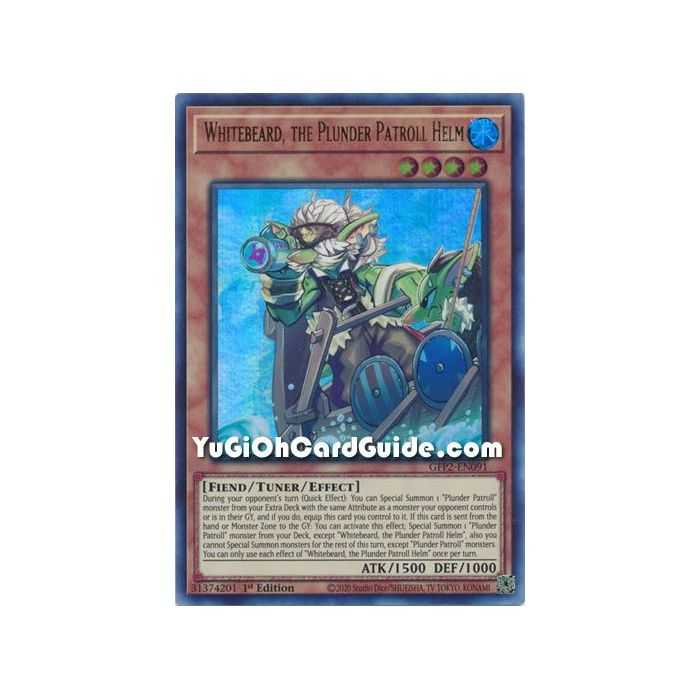Whitebeard, the Plunder Patroll Helm&nbsp;(Ultra Rare) – Ghosts From the Past The 2nd Haunting | Carta YUGIOH en México