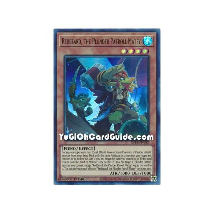 Redbeard, the Plunder Patroll Matey&nbsp;(Ultra Rare) – Ghosts From the Past The 2nd Haunting | Carta YUGIOH en México