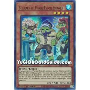 Bluebeard, the Plunder Patroll Shipwright (Ultra Rare) – Ghosts From the Past The 2nd Haunting | Carta YUGIOH en México