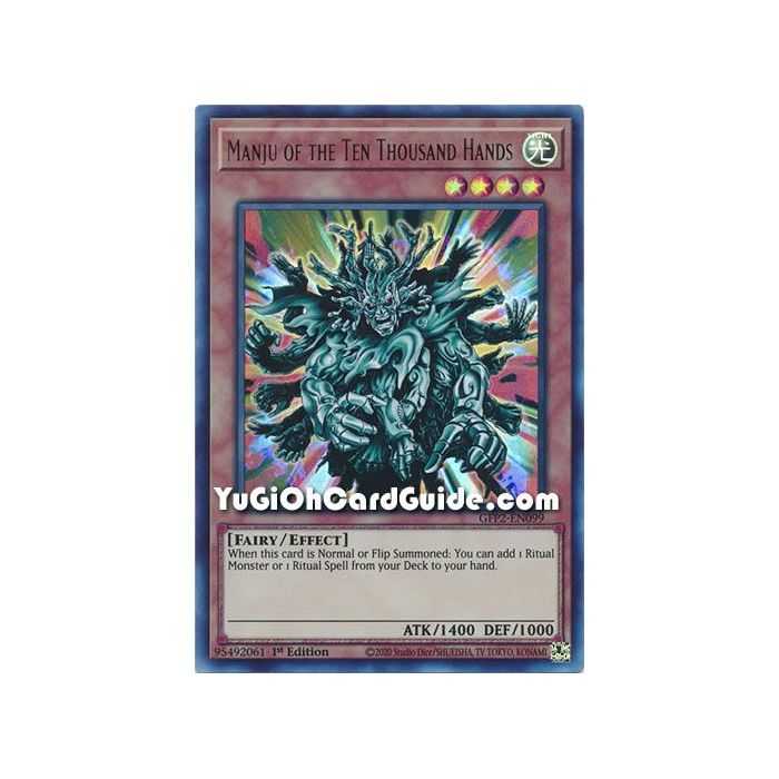 Manju of the Ten Thousand Hands&nbsp;(Ultra Rare) – Ghosts From the Past The 2nd Haunting | Carta YUGIOH en México