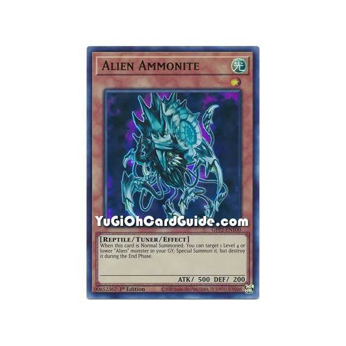 Alien Ammonite&nbsp;(Ultra Rare) – Ghosts From the Past The 2nd Haunting | Carta YUGIOH en México