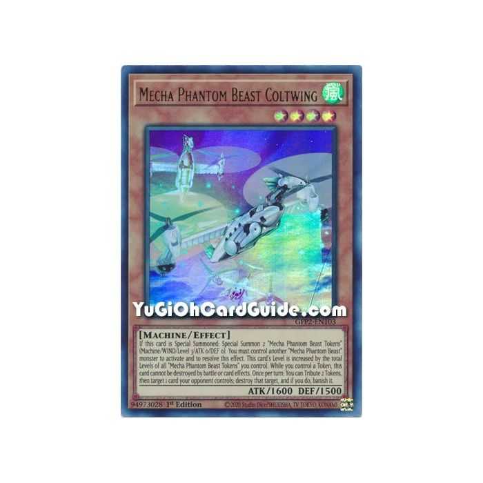Mecha Phantom Beast Coltwing (Ultra Rare) – Ghosts From the Past The 2nd Haunting | Carta YUGIOH en México