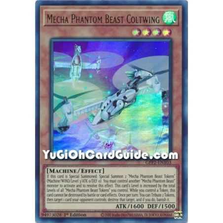 Mecha Phantom Beast Coltwing (Ultra Rare) – Ghosts From the Past The 2nd Haunting | Carta YUGIOH en México