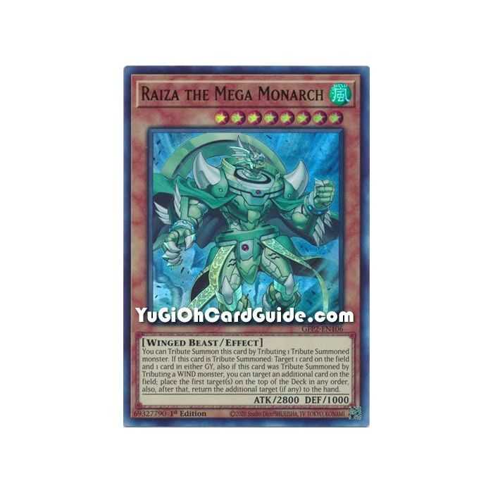 Raiza the Mega Monarch (Ultra Rare) – Ghosts From the Past The 2nd Haunting | Carta YUGIOH en México