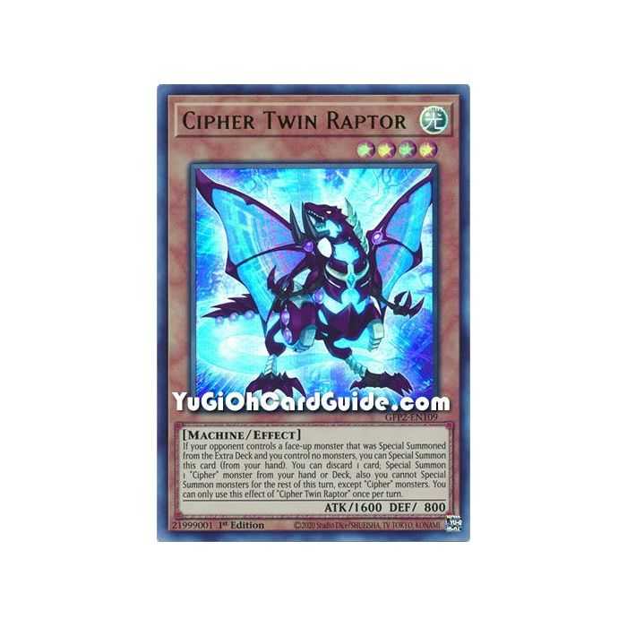 Cipher Twin Raptor (Ultra Rare) – Ghosts From the Past The 2nd Haunting | Carta YUGIOH en México